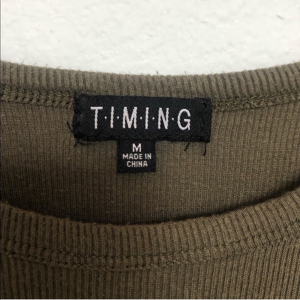 Olive Green Top - Picture 3 of 3